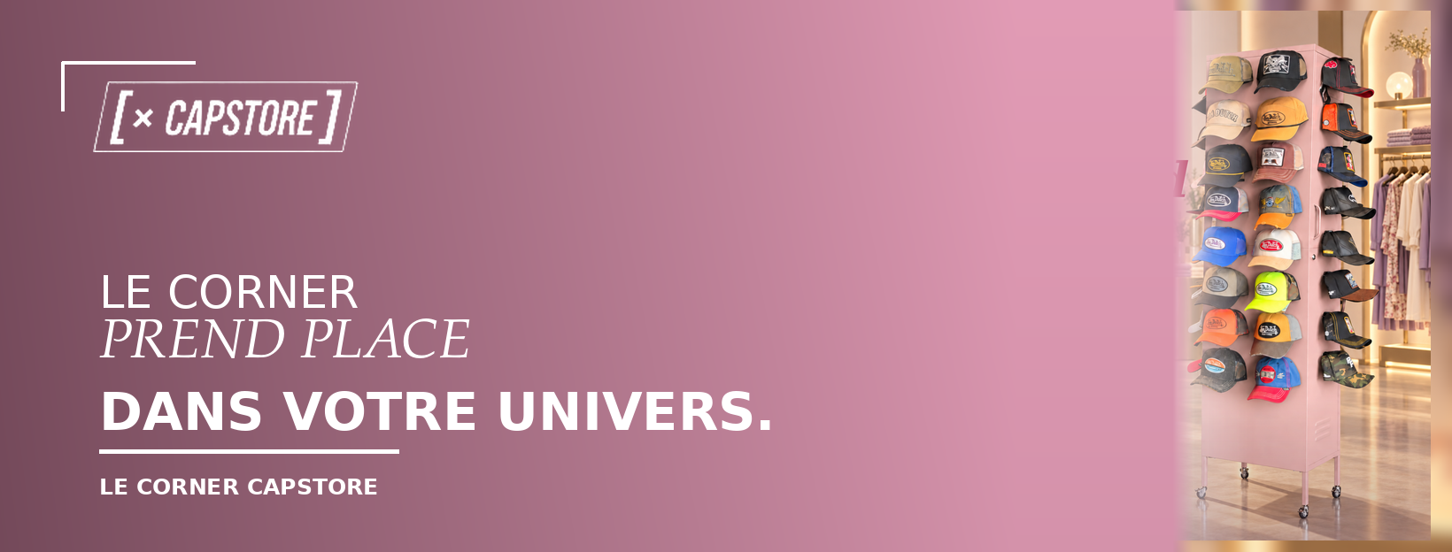 CAPSTORE — prêt-à-porter femme rose