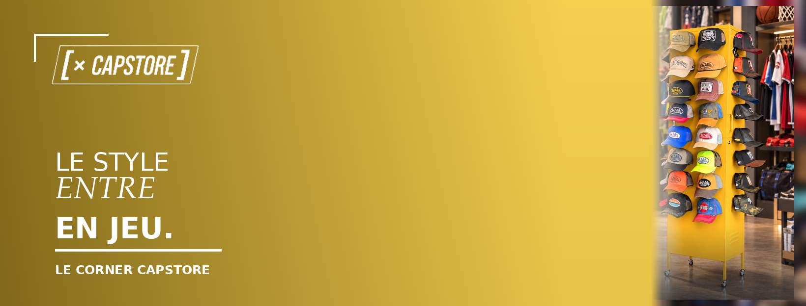 CAPSTORE — sport jaune